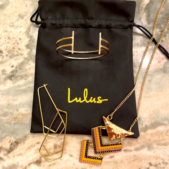 Lulus Jewelry - 🌼 3/$30 Lulu’s Cuff Bracelet + Earrings/Necklace